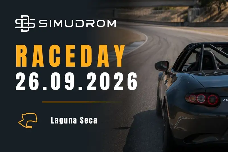 SIMUDROM Raceday - Laguna Seca